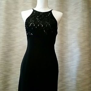 Cache formal long dress.  Size 7/8.